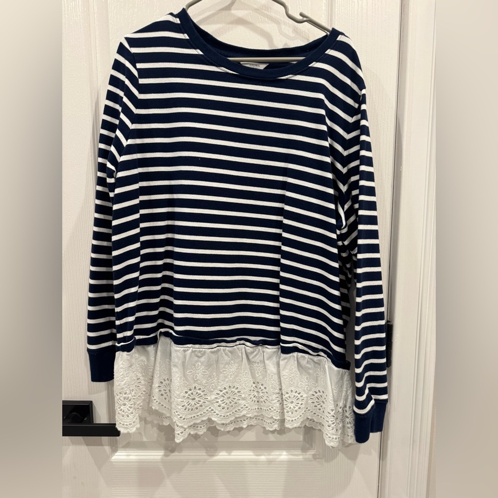 Crown And Ivy Stripped Shirt